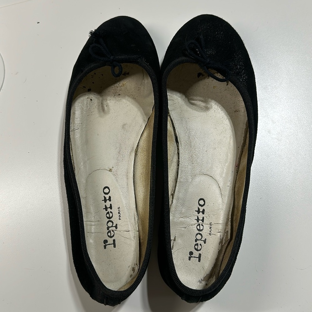 Repetto Black Flats
